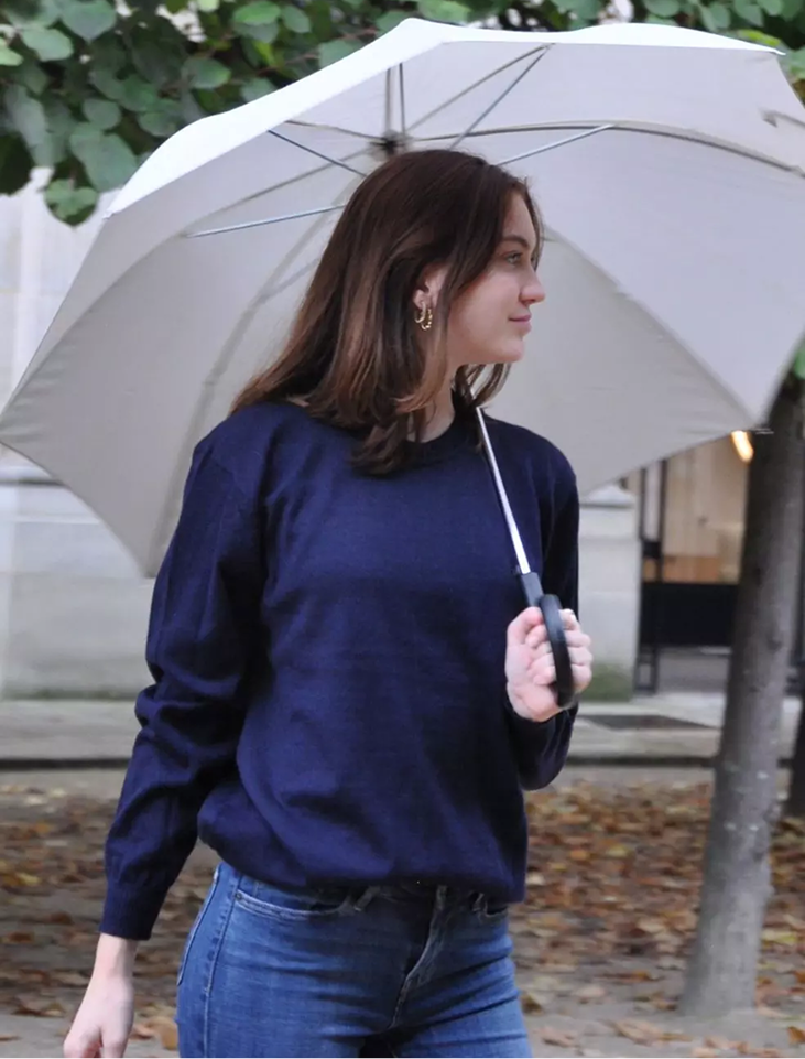 munay pullover qocha navy blue model women