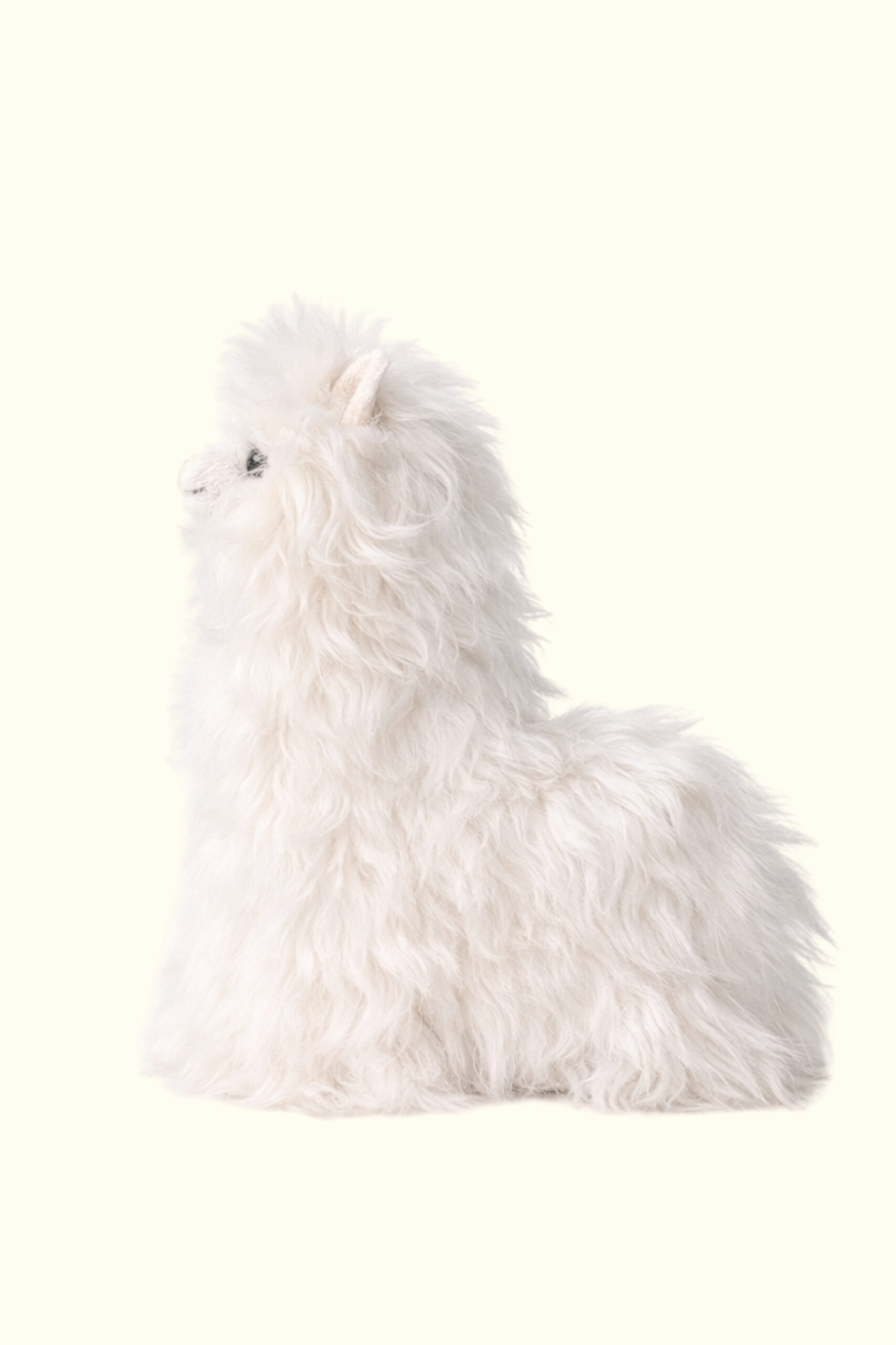 Plush Munay Alpaga Suri Mini white side